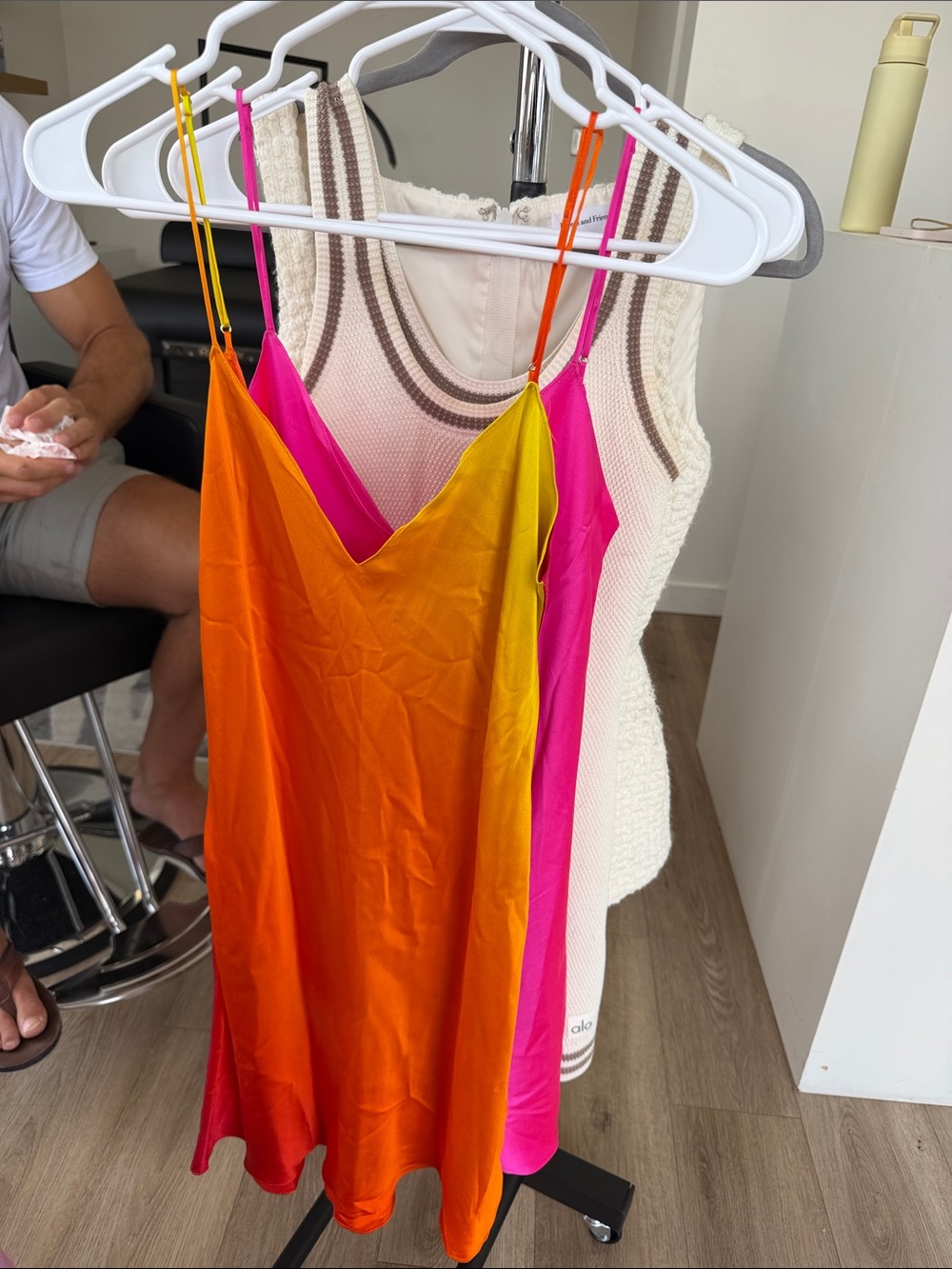 DANNIJO Pink & Orange Ombre Satin Slip